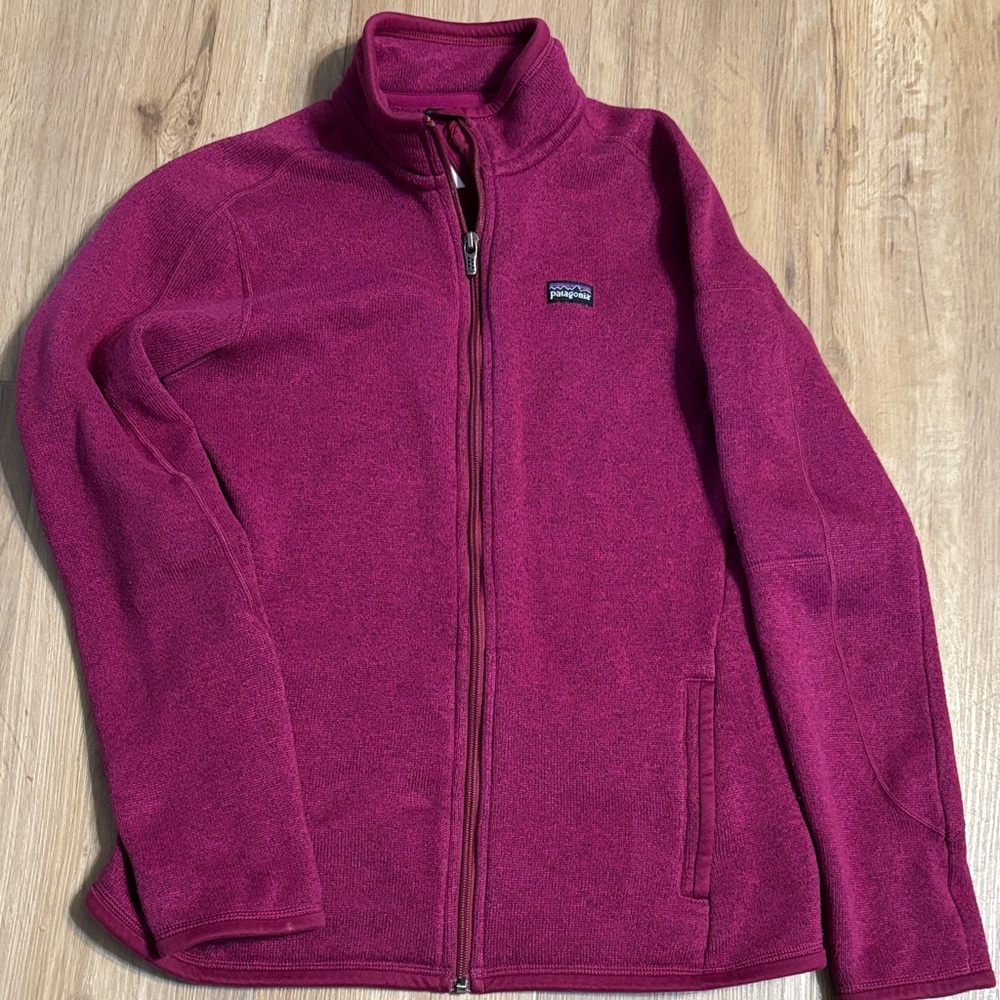 Patagonia Fleece Jacket in Rich Berry
